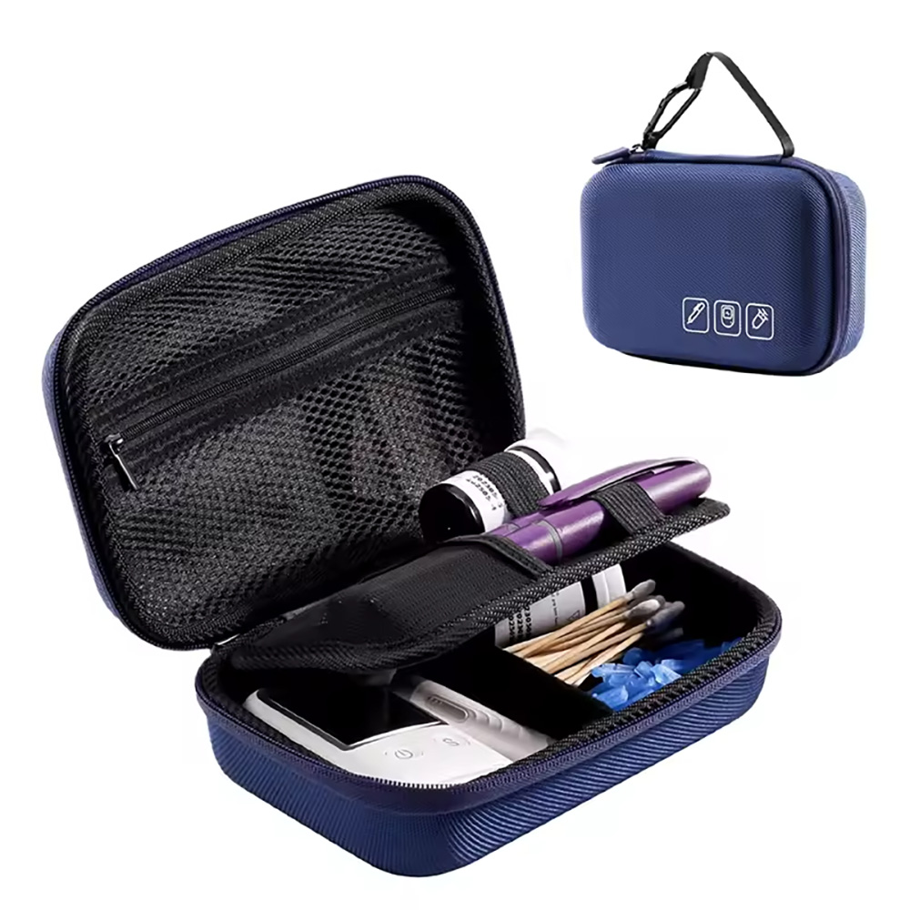 Diabetic Supplies Hard Travel Case