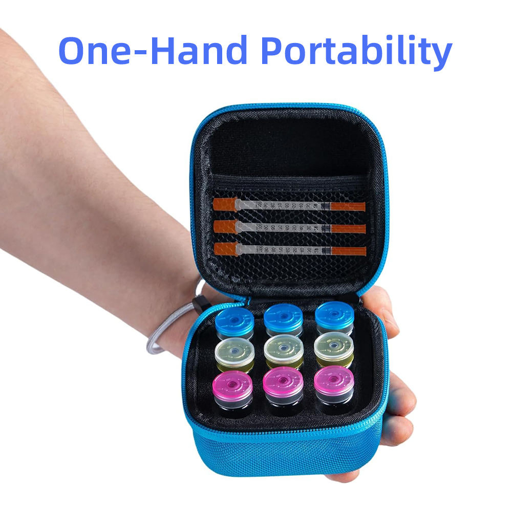 Peptide 9Slots 10ml Vials Case
