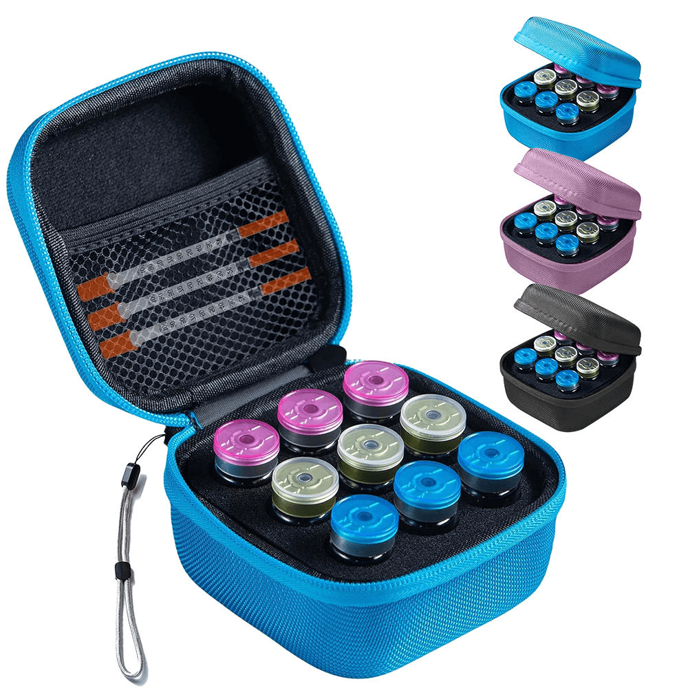 Peptide 9Slots 10ml Vials Case