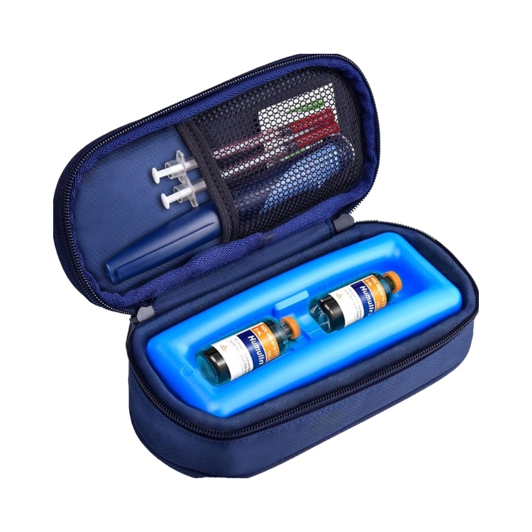 Insulin Cooler Bag With Ice Brick