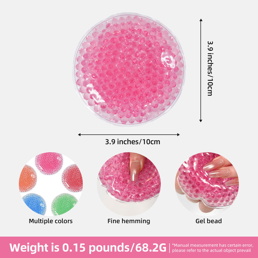 70g 10*10cm Round PVC Round Gel Ice Pack