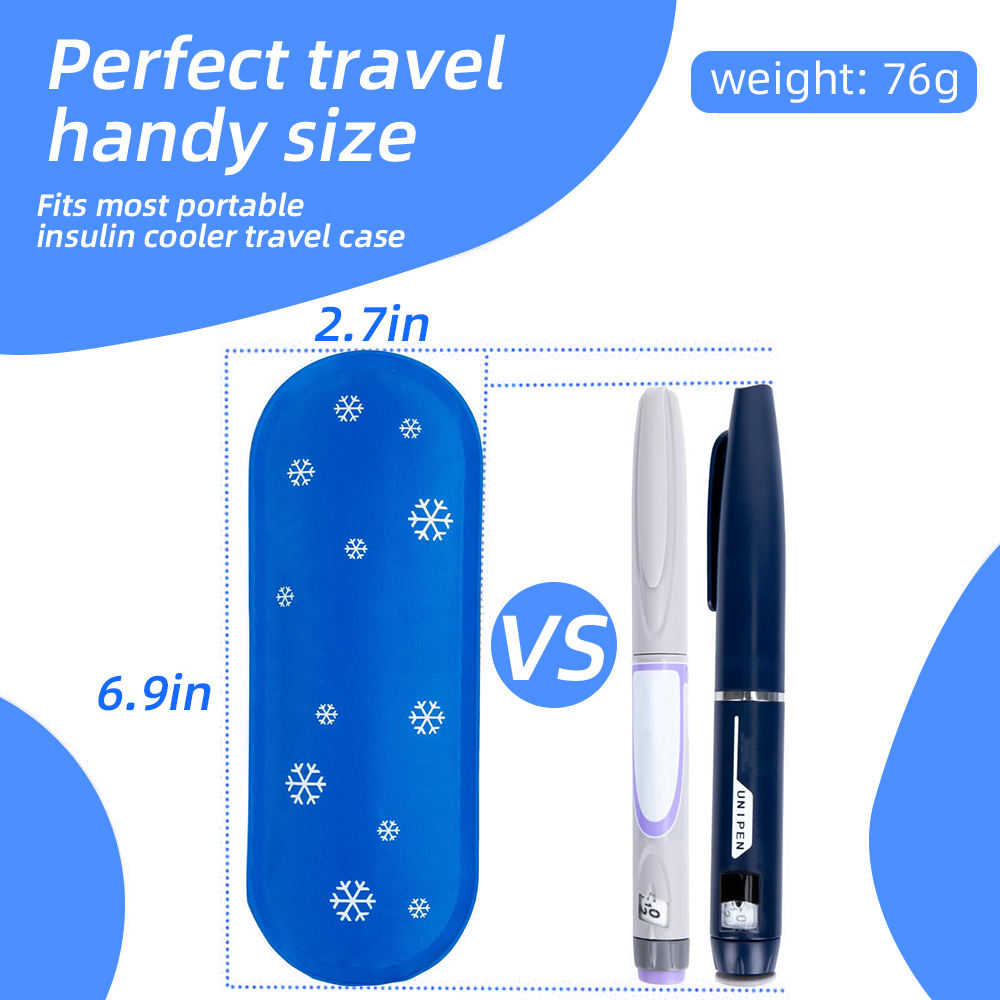 75g 17.5*6.5cm blue ice pack