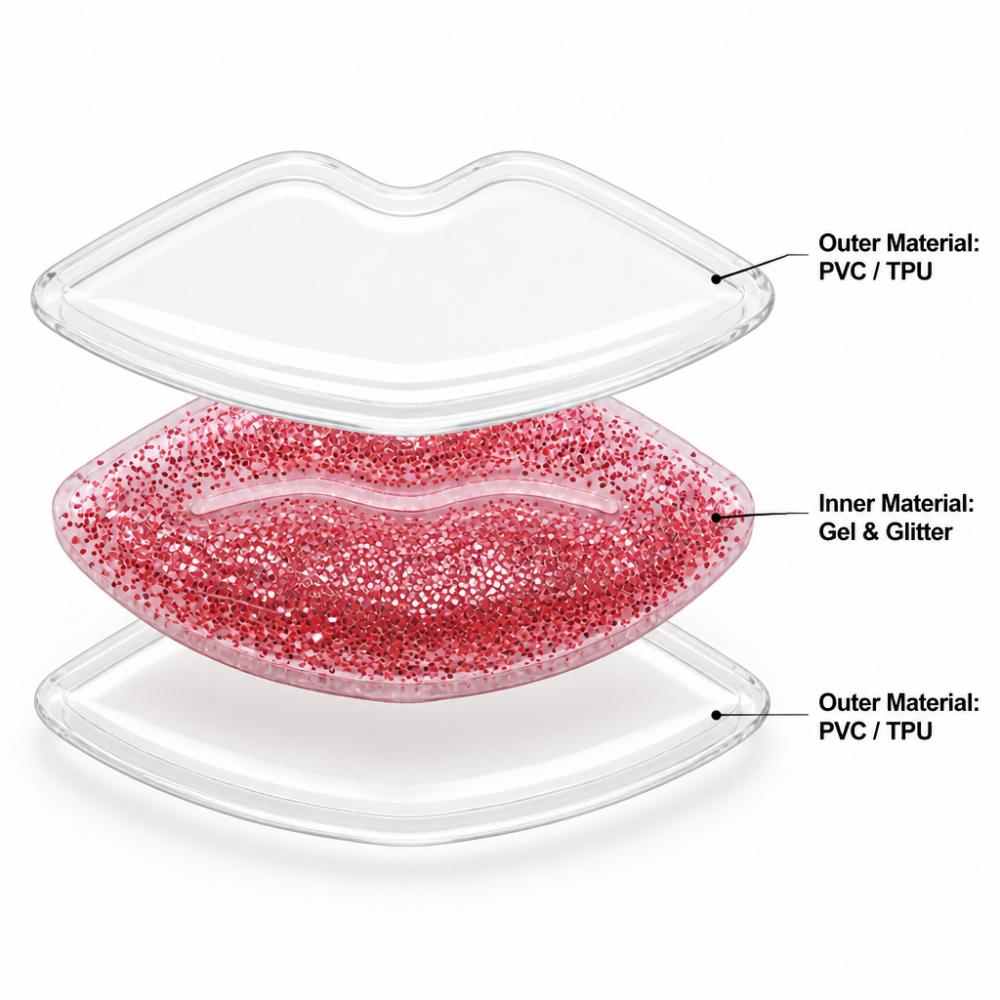 Dual Use-Cold Hot Therapy Lip Shape Ice Pack