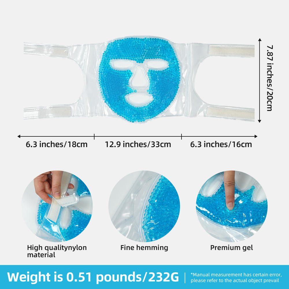 Skin Friendly Gel Beads Ice Face Mask